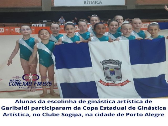 Garibaldi: alunas da escolinha de ginástica artística participam